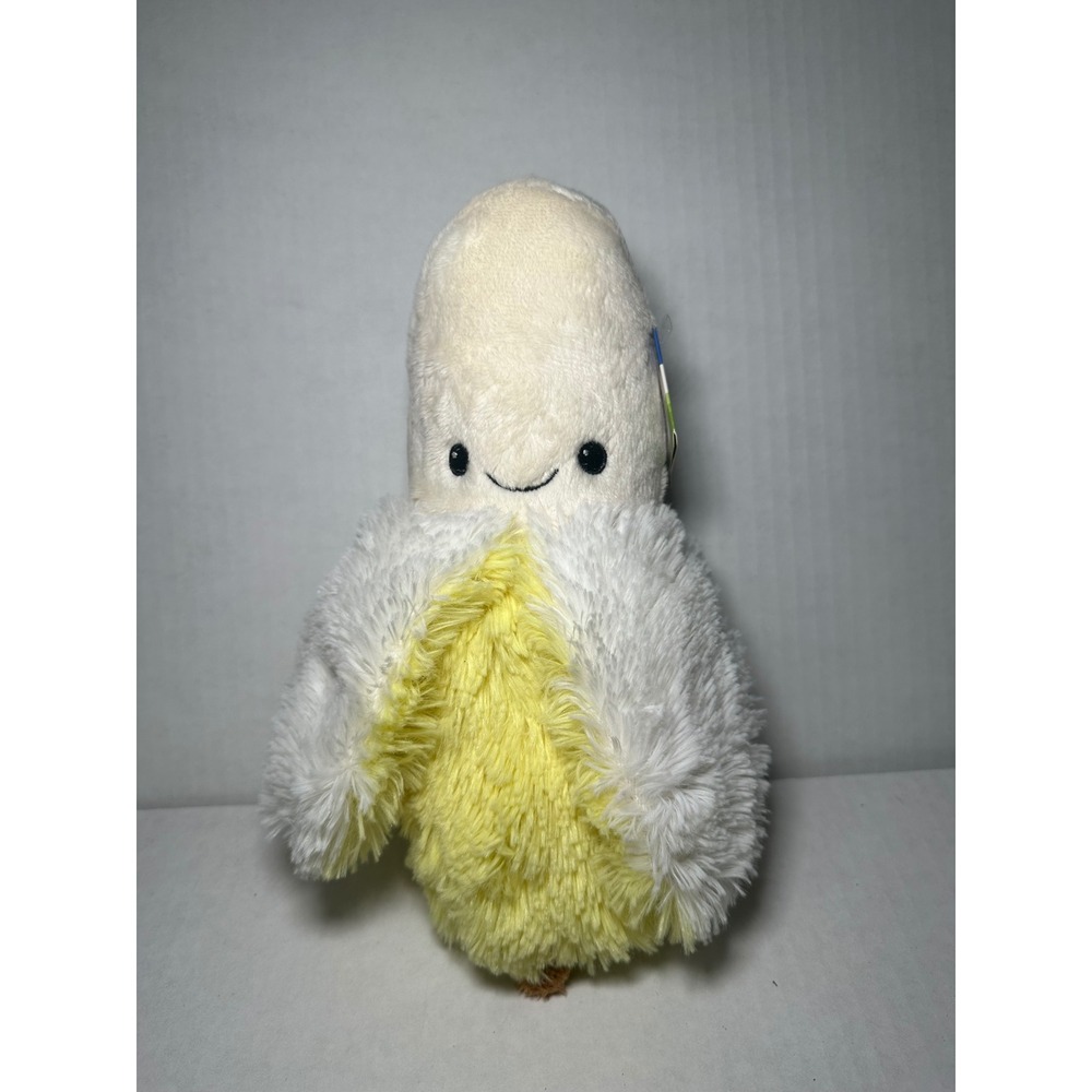Squishable Comfort Food Mini Banana Plush Toy 11 Inch Yellow White New With Tags